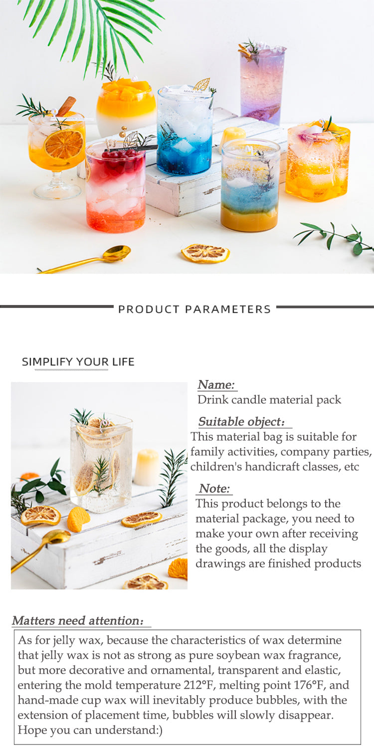 Beverage Modeling Series Candles